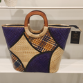 Purple Patchwork Island Bag