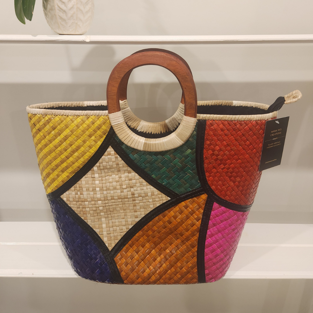 Multicolor Patchwork Island Bag