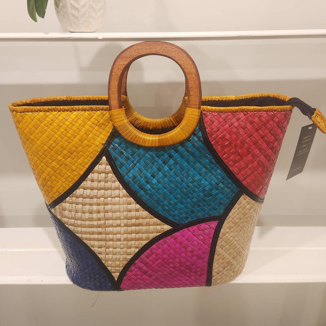 Multicolor Patchwork Island Bag