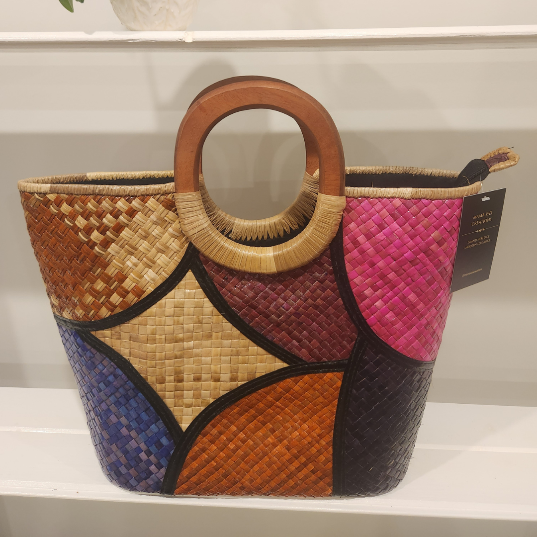 Multicolor Patchwork Island Bag