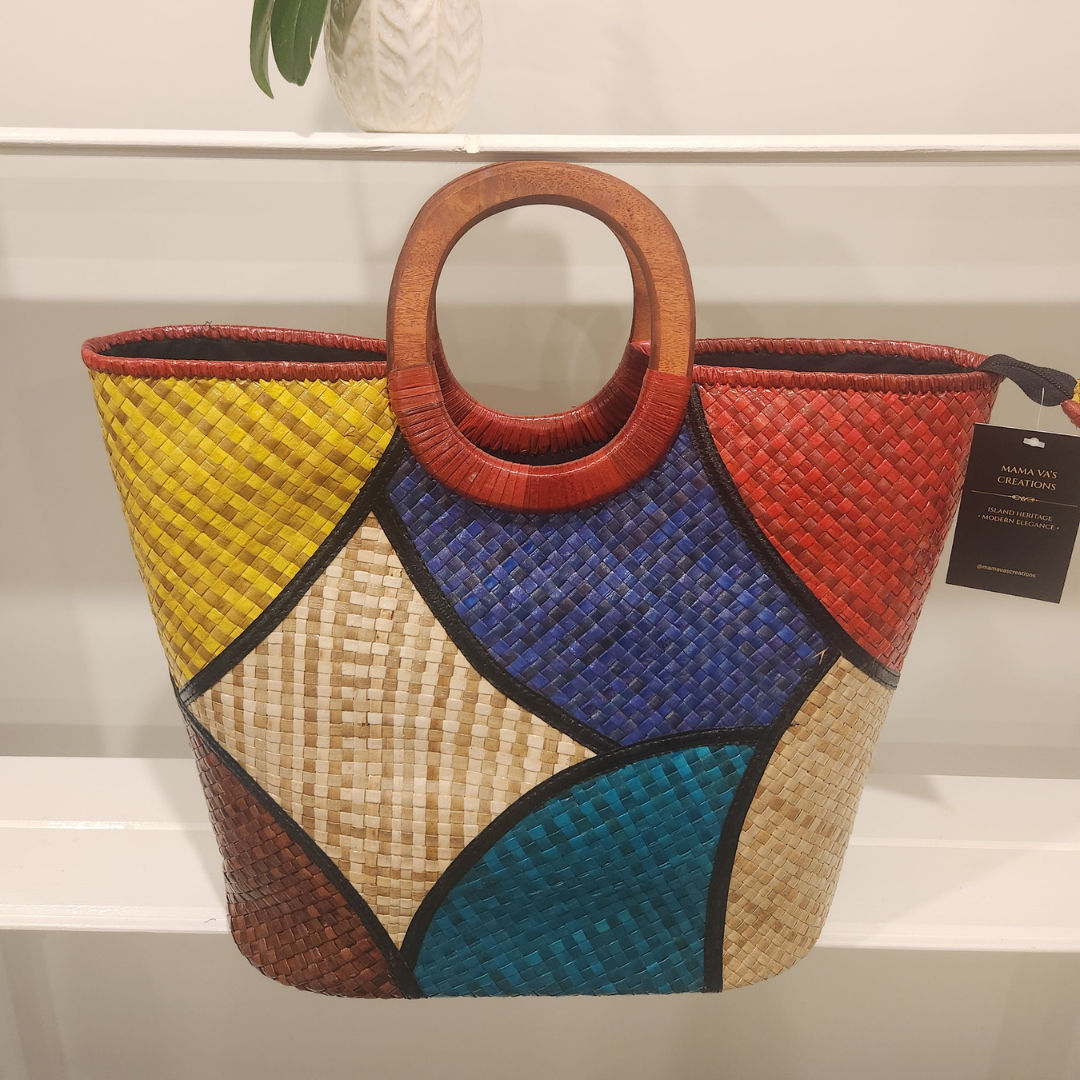 Multicolor Patchwork Island Bag