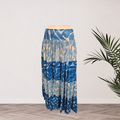 Blue Tiered Island Skirt - Size 12