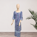 Blue and Purple Elei Puletasi - Size 26