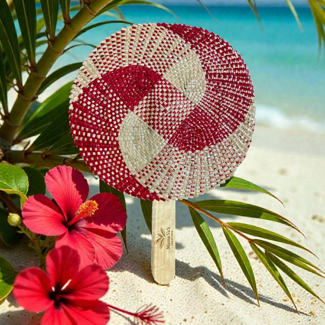 Island Hand Fan – Swirl
