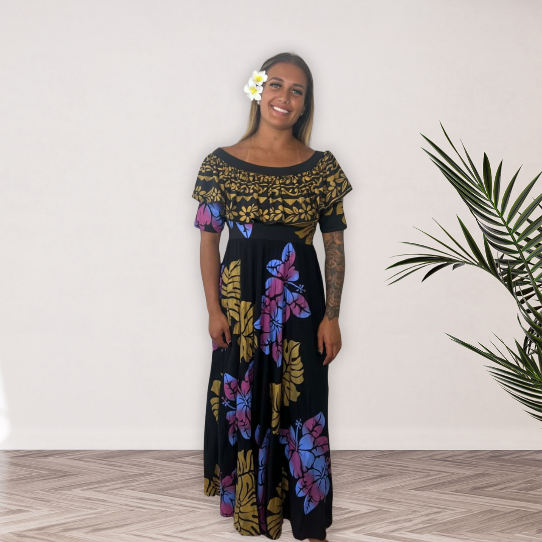 Midnight Blossom Dress – Size 12