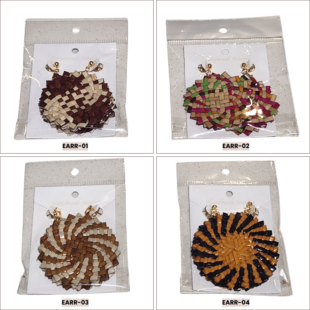 Island Woven Earrings 01-04