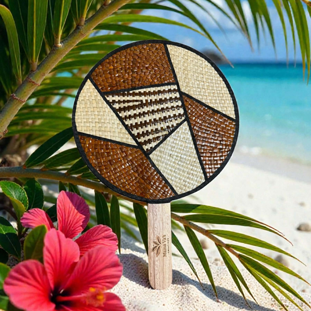 Island Hand Fan – Fiesta Weave