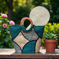 Emerald Grove Bag & Fan Set