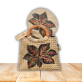 Fa'asinomaga Hand-Painted Bag & Fan Set