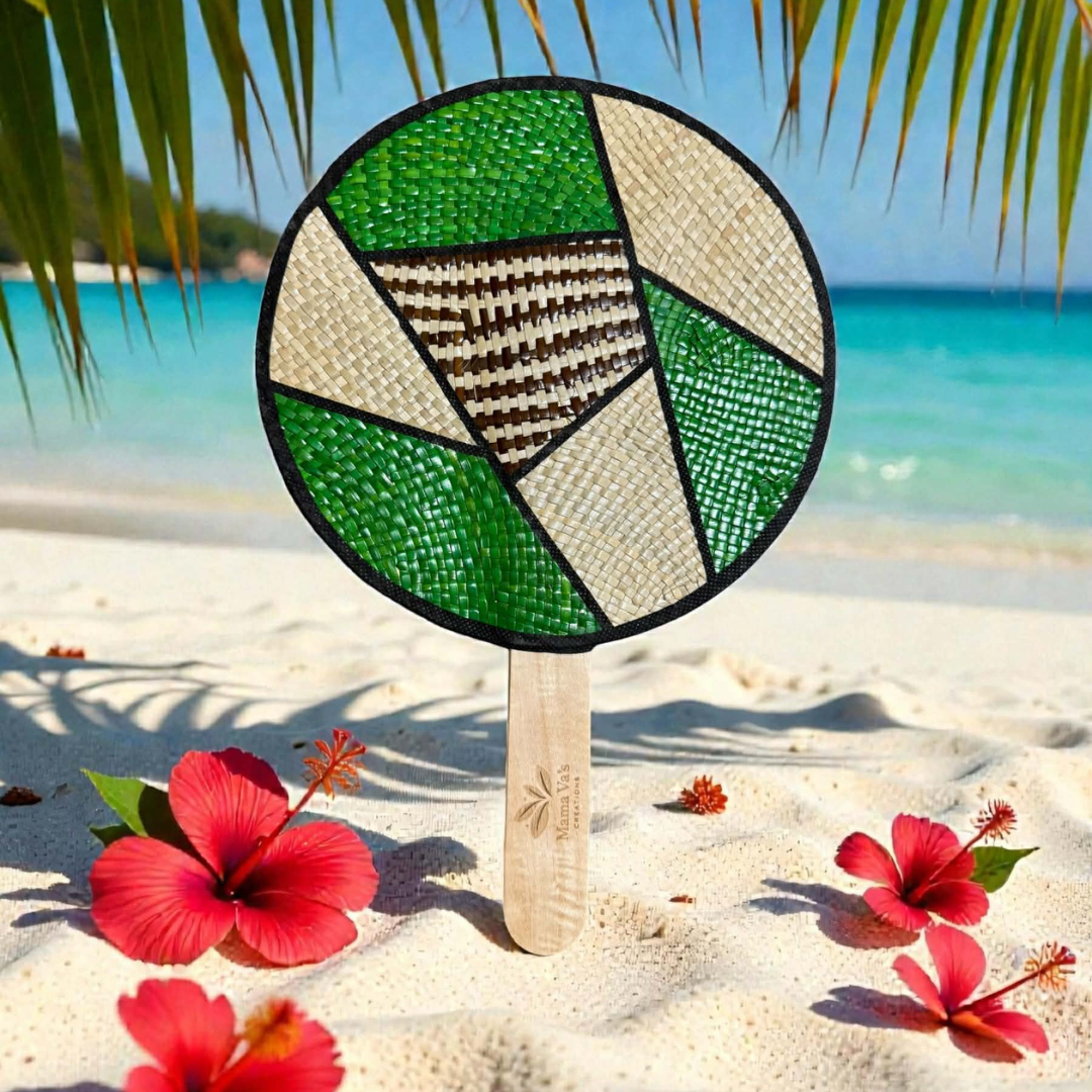 Island Hand Fan – Fiesta Weave