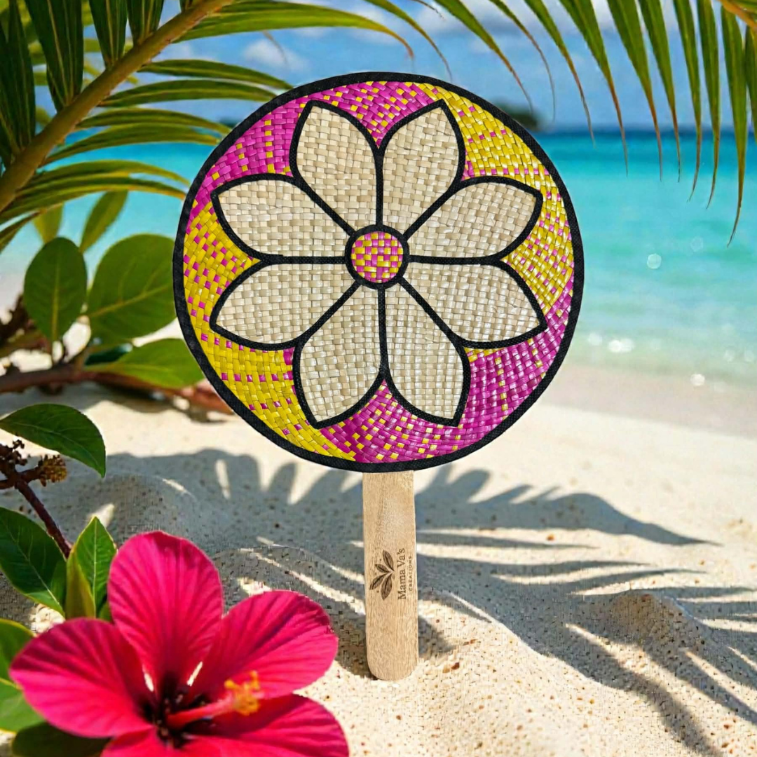 Island Hand Fan – Petals
