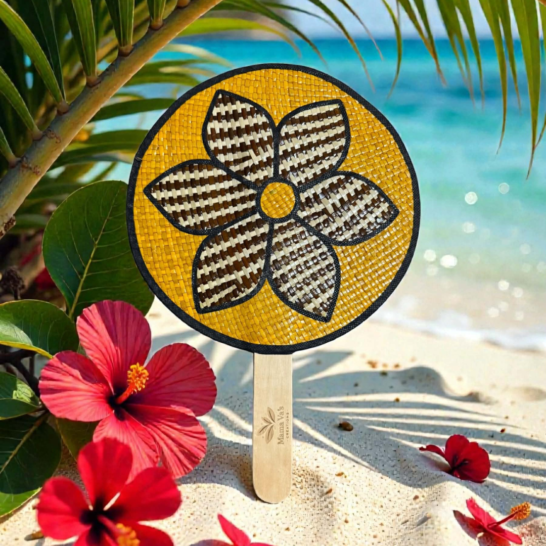 Island Hand Fan – Petals