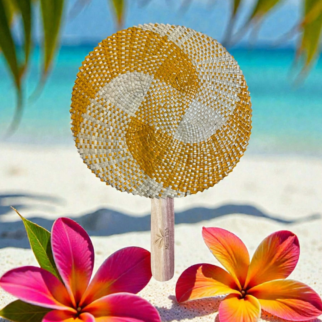 Island Hand Fan – Swirl