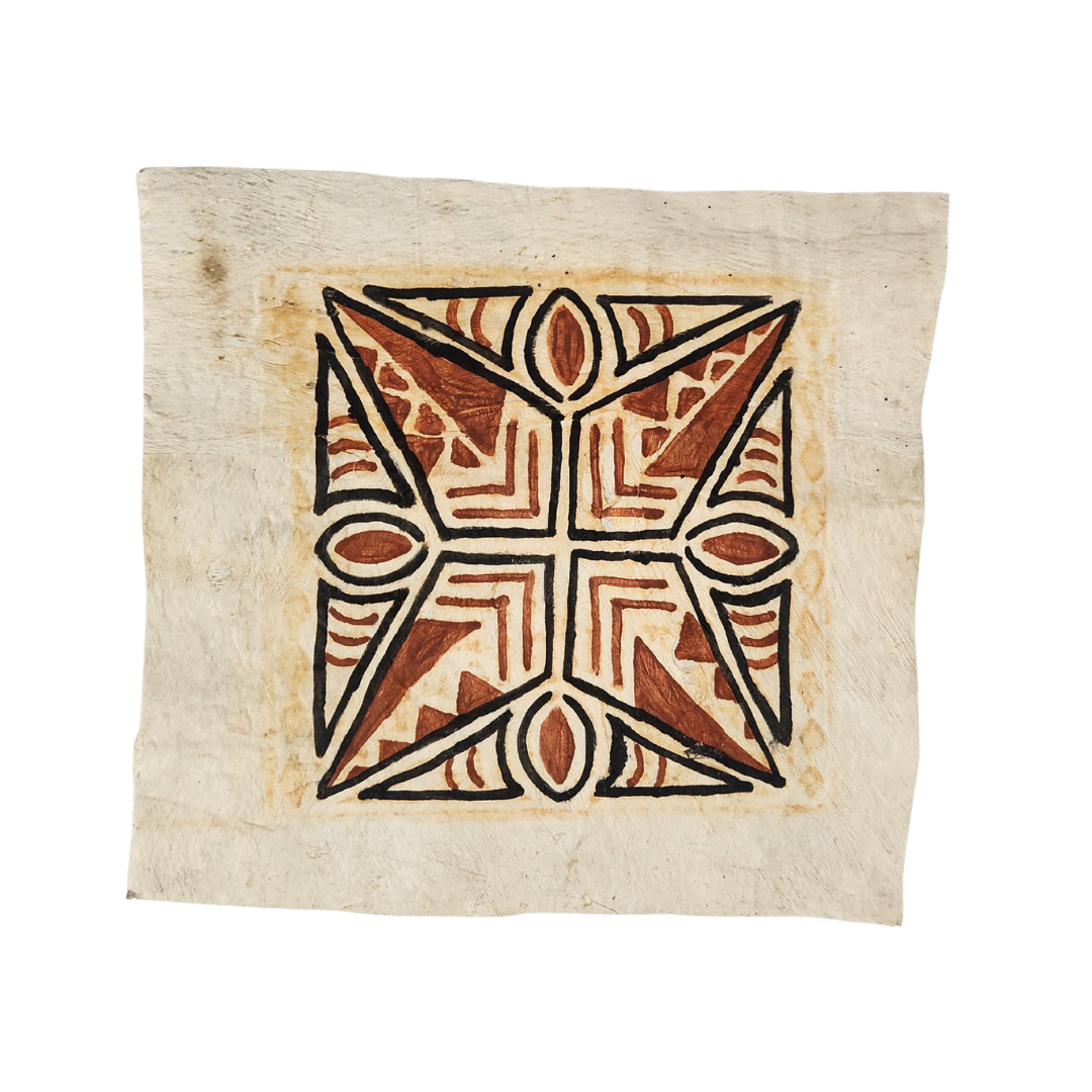 Traditional Samoan Siapo (Bark Cloth Art)