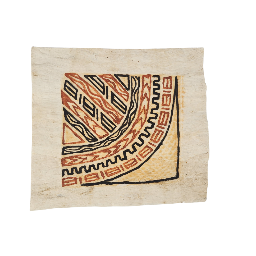 Traditional Samoan Siapo (Bark Cloth Art)