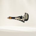 Samoan Wood Carved War Club 30cm