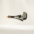 Samoan Wood Carved War Club 30cm