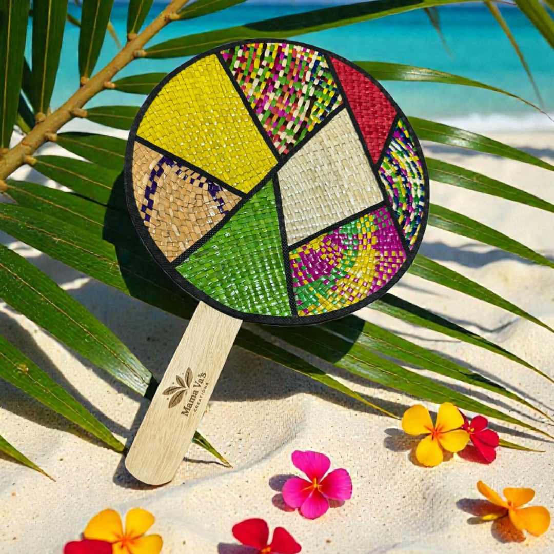 Island Hand Fan – Fiesta Weave