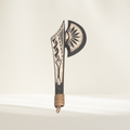 Samoan Wood Carved War Club 45cm