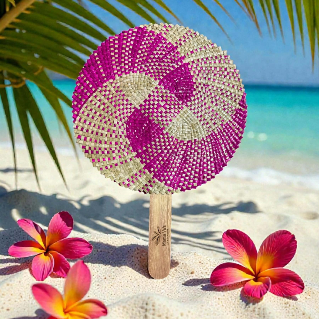 Island Hand Fan – Swirl