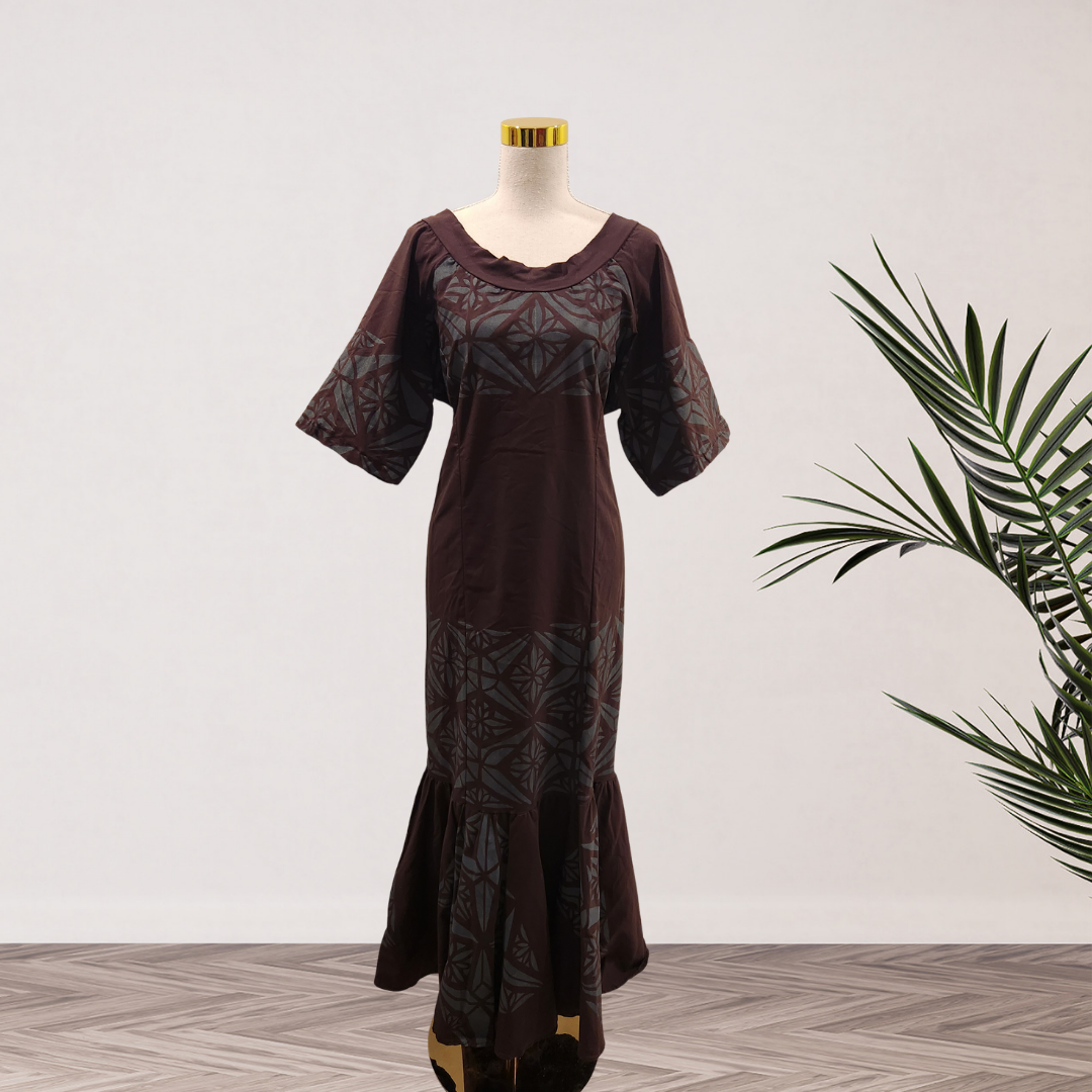 Chocolate Brown Elei Mermaid Dress – Size 20