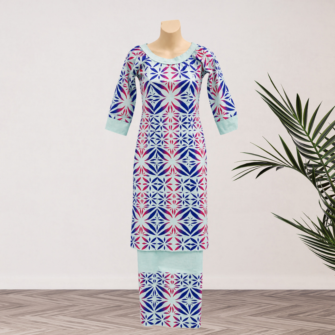 Mint Green, Blue & Pink Elei Puletasi – Size 10