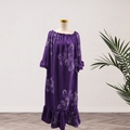 Purple Hibiscus Print Flowy Muʻumuʻu – Size 22