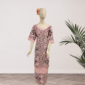 Pink & Black Floral Elei Puletasi – Size 20