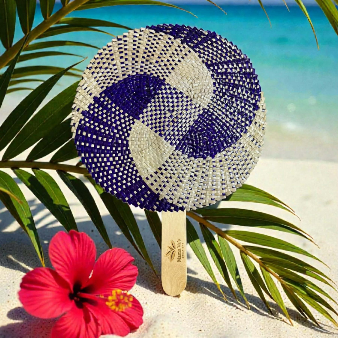 Island Hand Fan – Swirl