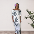 Midnight Bloom Puletasi - Size 16