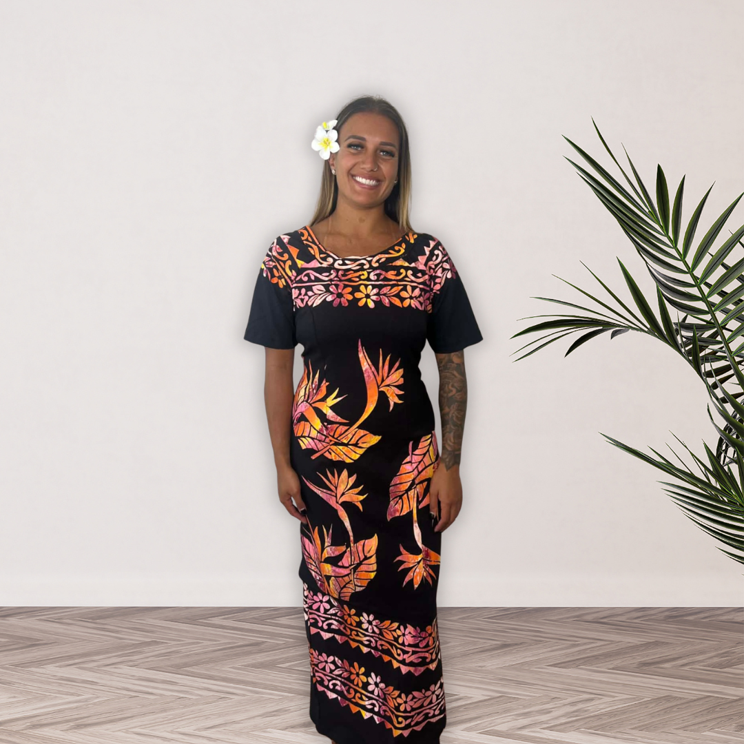 Midnight Sunset Puletasi - Size 16