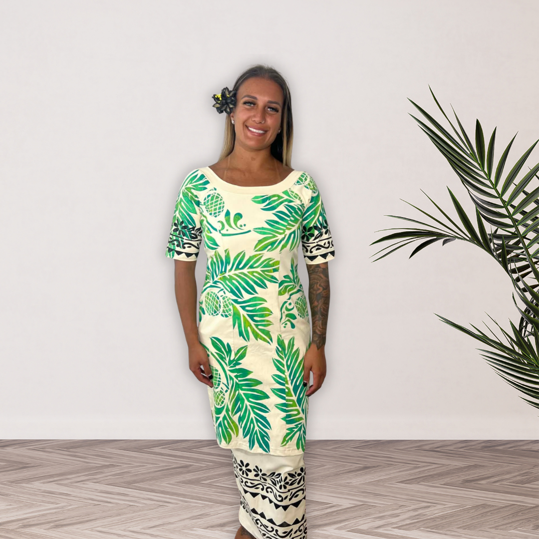 Island Green Puletasi - Size 16