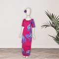 Fuchsia Bloom Puletasi - Size 16