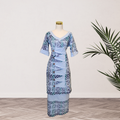 Puletasi Size 14 Baby Blue Siapo Design