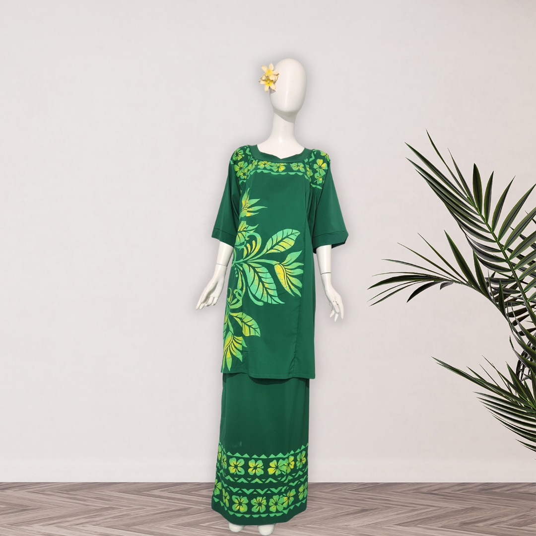 Emerald Garden Puletasi – Size 22