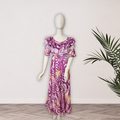 Purple Elei Ruffle Dress - Size 22