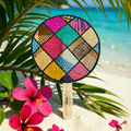 Island Hand Fan – Fiesta Weave