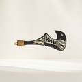 Samoan Wood Carved War Club 30cm