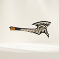 Samoan Wood Carved War Club 30cm