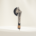Samoan Wood Carved War Club 45cm