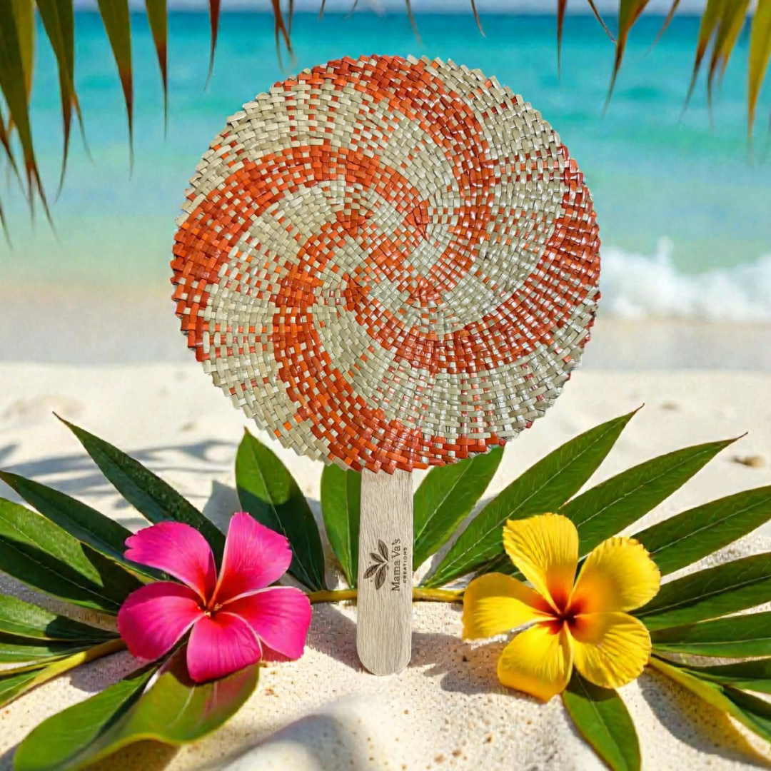 Island Hand Fan – Swirl