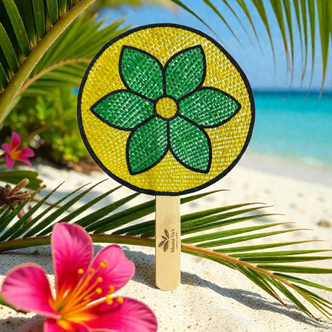Island Hand Fan – Petals